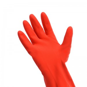 Hot Sale 68cm Rout Pvc Handschutz Industrie Handschuhe Extra Long Sleeve PVC Beschichtete Handschuhe