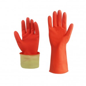 Կենցաղային մաքրման լատեքսային ձեռնոցներ Խոհանոցային սպասք լվանալու կենցաղային ձեռնոցներ