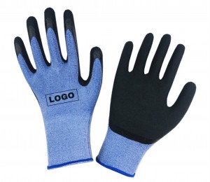 Gardening Breathable Rubber Coated Garden Gloves Outdoor Work Gloves