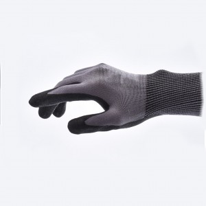 Mga guwantes na Pangkaligtasan sa Trabaho MicroFoam Nitrile Coated Gloves para sa Konstruksyon