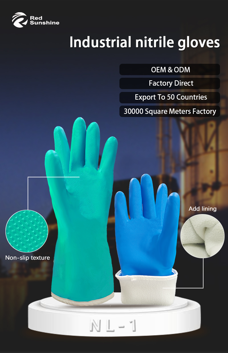 NL-1 Warm Nitrile Chemical Resistant Gloves