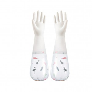 Pvc Latex Rubber Gloves Paghuhugas ng Pinggan sa Bahay Latex Rubber Gloves