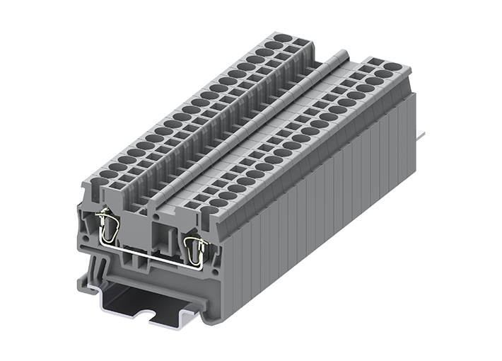 2.5mm² Din Rail Terminal with Spring Cage Connection