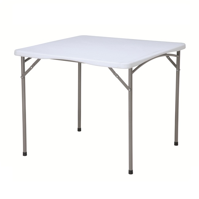 2019 new product hot-sale plastic folding white square table