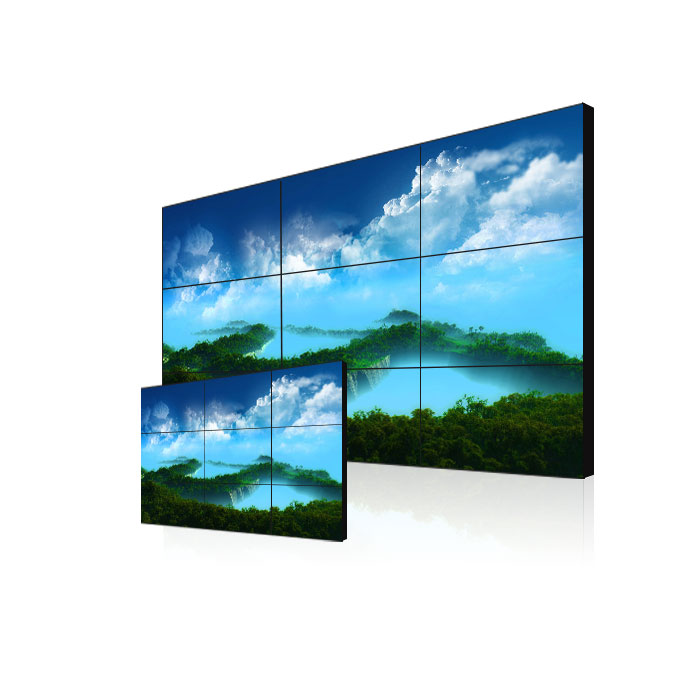Hot sale! 46" 48" 55" With  lcd hd display 3×3 LCD DID video wall controller 2×2 seamless video wall