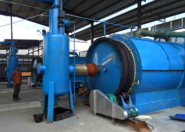 OEM/ODM China Electrostatic Separator - Tire Pyrolysis to oil – Suyuan Lanning
