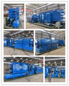 SKID-MOUNTED INTEGRATED WASTE TIRE PYROLYSIS