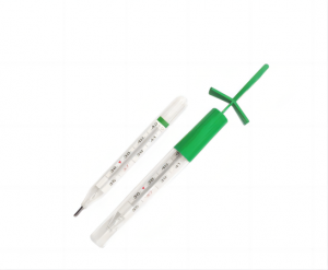 Kviksølvfri væske-i-glas Armhule rektalt oralt termometer