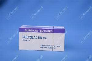 material de sutura de ácido poliglicólico Sutura de ácido poliglicólico