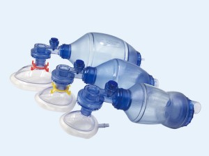 Vienkartinis PVC pirmosios pagalbos širdies ir plaučių gaivinimo deguonimi rinkinys