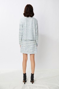 Kardigan & Rok Jas Tweed Style Chanel