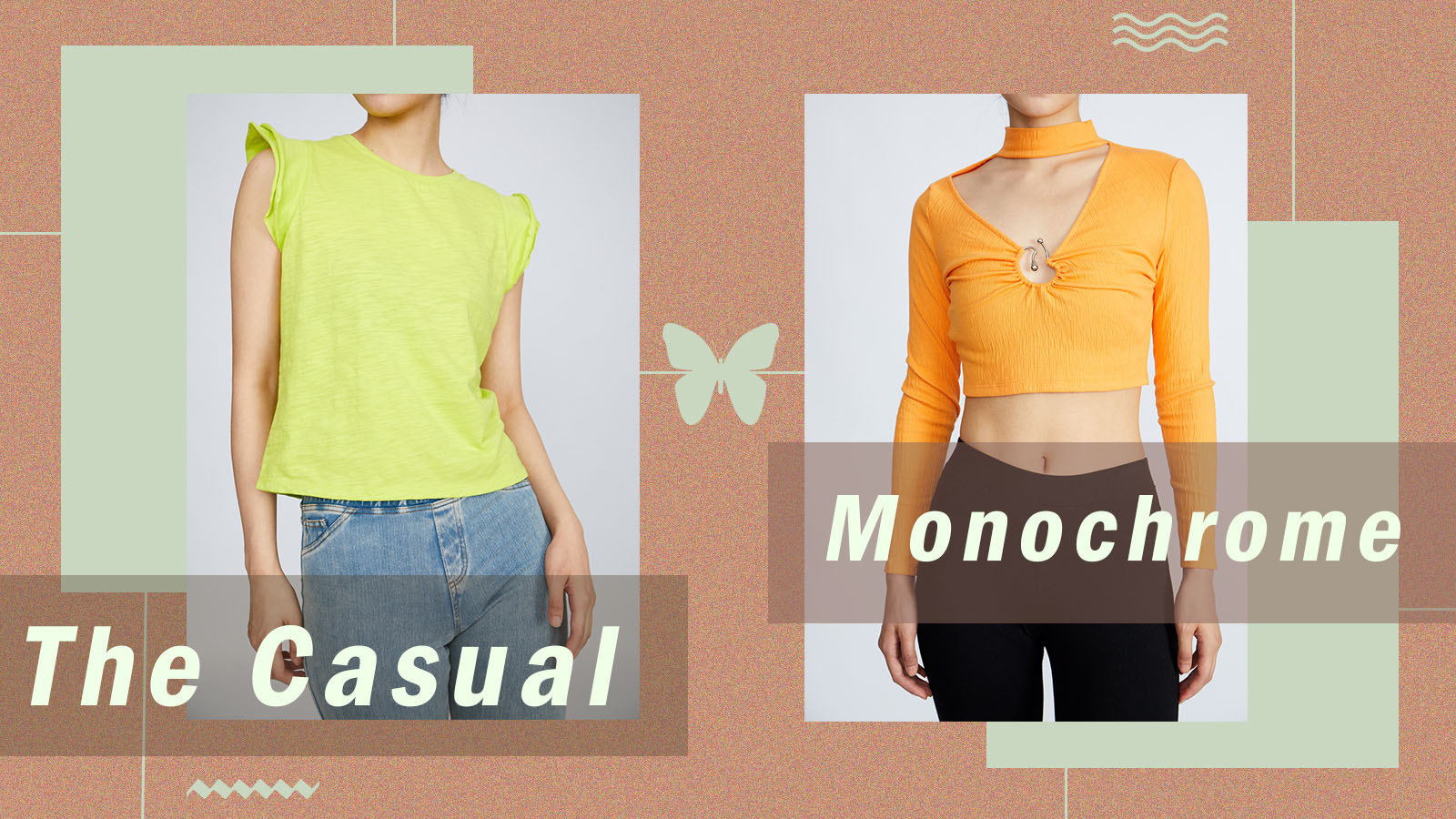 The Casual Monochrome Style Tops