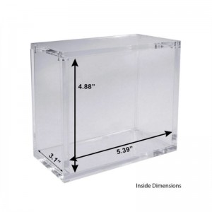 جعبه تقویت کننده اکریلیک سفارشی جعبه مغناطیسی شفاف لوسیت