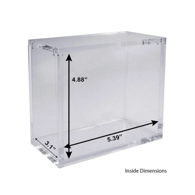 Custom Acrylic Booster Box Clear Lucite Magnetic Box Image Dehru