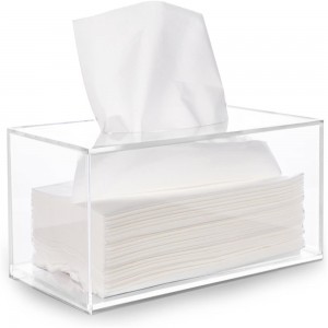 krîstal luks plastîk Restaurant Hotel Office Home Maseya acrylic Napkin Tissue Holder Boxes Dispenser