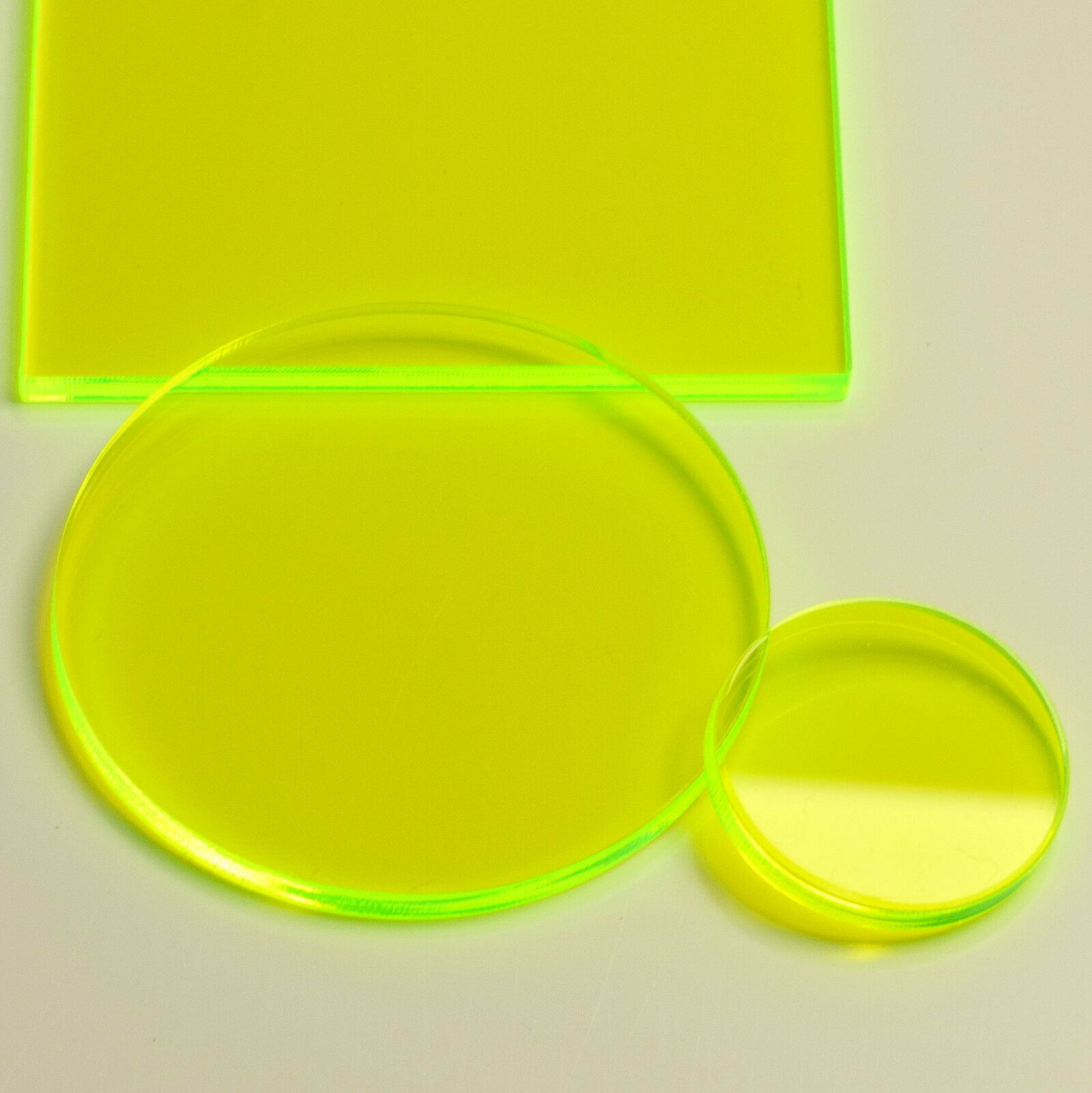 Neon Kesk Pelê Plastic Pelgeya Acrylic Pembe Custom Tint
