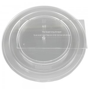 Daqsijiet Multi Clear Lucite Kejk Stand Round Acrylic Kejk Disk Bażiku Kit