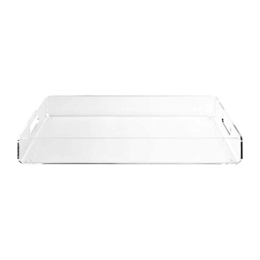 Transparent Acrylic Cup Serving Tray Plastic Food Holder Holder Tray