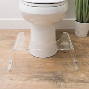 Amazon Gorąca sprzedaż Niestandardowy przezroczysty mały siedzący plastikowy stołek do toalety dla niemowląt z możliwością układania w stosy