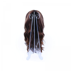 palastik puteran tripod manekin tampilan sirah toko rambut suplai gantungan wadah panyimpen multi jangkung foldable acrylic wig stand