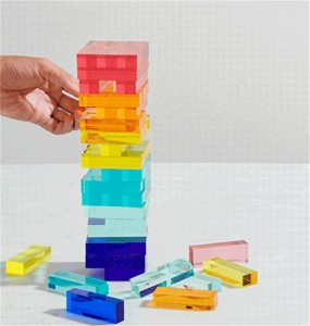מותאם אישית hasbro puzzl tic tac toe צעצועי מגרש משחקים לוח ענק אוטומטי ג'נג'ים קלאסי עשה זאת בעצמך משחק ערימה אקריליק אבני בניין