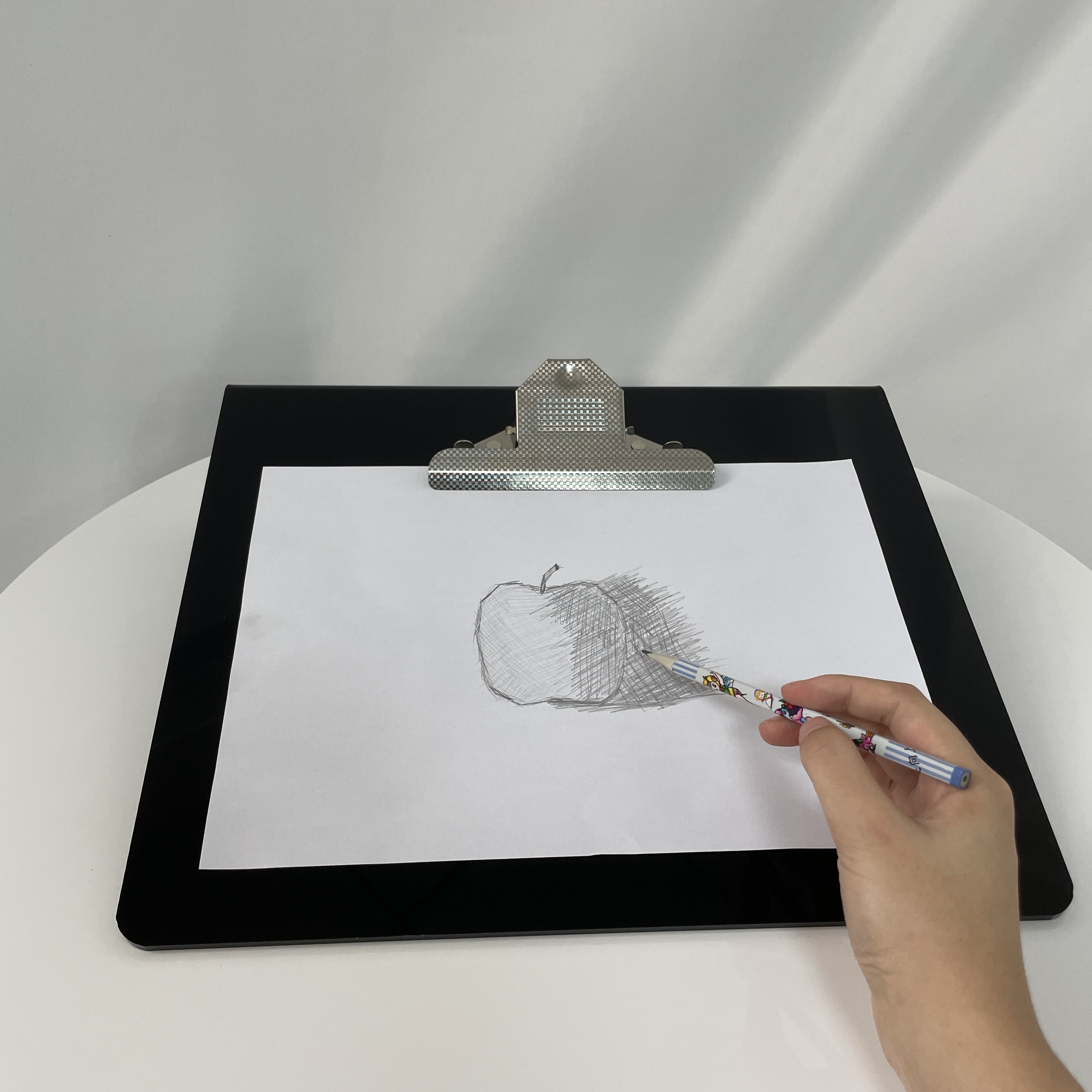 skaidrus plastikas juodas mažas stalinis mokymasis vaikams rašantis vaikų menas piešimo lenta žaislas tapyba mini akrilo stalo molbertas