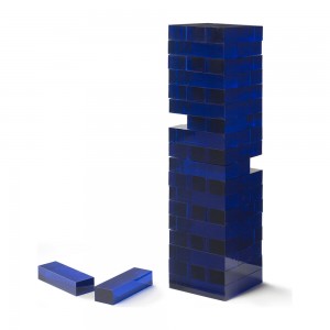 Traditional Plexiglass Stacking Tumbling Tower Acrylic Block Building Tower Game Lucite Jumbling Tower