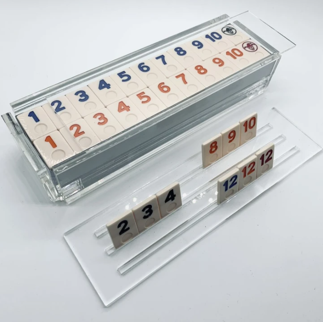 custom higgs ระเหิดเปล่าตาราง dominos กรณีเหรียญฟรี koin ฟรี big double six black acrylic domino game set