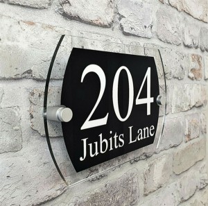 Semne de adresă de întâmpinare pentru birouri moderne de hotel plutitoare acasă semne de adresă plăci decorative pentru numărul ușii Placă acrilică personalizată pentru numărul de case