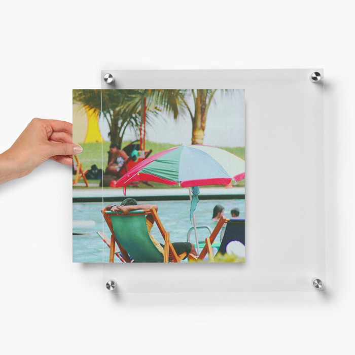Akrylový nástěnný fotorámeček A4 Akrylový závěsný plexisklový rámeček