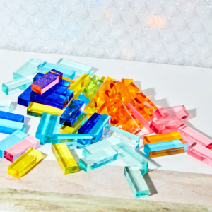 Továrna na zakázku plovoucí puzzle hračky tic tac toe hrací deska obří jengaes klasická hra stavební bloky akrylová hra na skládání