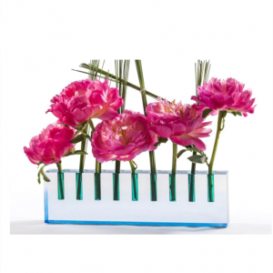 Lucite Oil crystal Menorah Block Barevná květinová váza Úložná krabička Akrylový voskový svícen na menoru