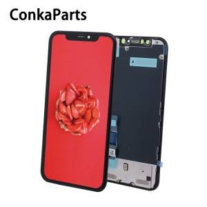 ConkaParts FOG Asli COF Layar LCD Asli Kanggo iPhone XR