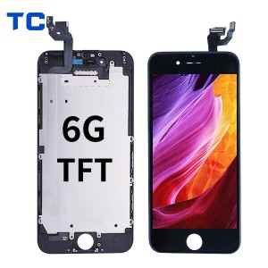 រោងចក្រលក់ដុំសម្រាប់ទូរស័ព្ទ iPhone 6 ក្រុមហ៊ុនផ្គត់ផ្គង់អេក្រង់ LCD TFT ជាមួយផ្នែកតូចៗ