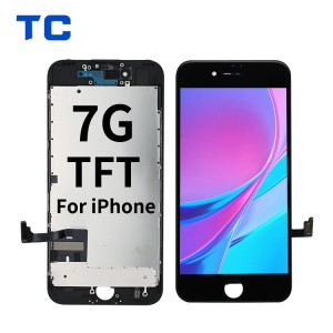 Kilang Borong Untuk pembekal Skrin Paparan LCD TFT iPhone 7 dengan bahagian kecil