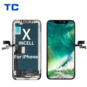 Kilang Borong Untuk pembekal Skrin Paparan LCD INCELL iPhone X dengan bahagian kecil