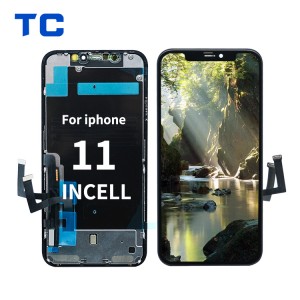 Fabrika me shumicë për iPhone 11 Furnizuesi i ekranit LCD INCELL me pjesë të vogla dhe pllakë çeliku