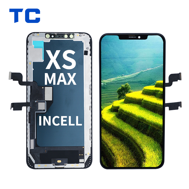 រោងចក្រលក់ដុំសម្រាប់ iPhone XS Max ក្រុមហ៊ុនផ្គត់ផ្គង់អេក្រង់ LCD INCELL ជាមួយផ្នែកតូចៗ រូបភាពពិសេស