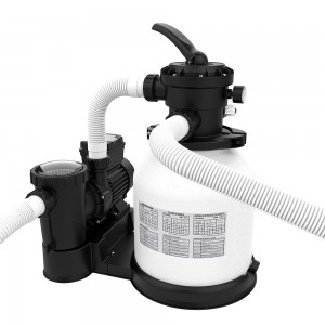 CB2012 2100 Gph Babbling Clear Sand Filter Pump, 110-120V with GFCI