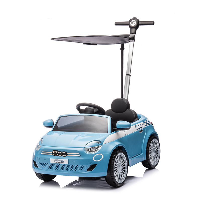 FIAT 500 Licensed Baby Push Car With Canopy 9410-PC01-P