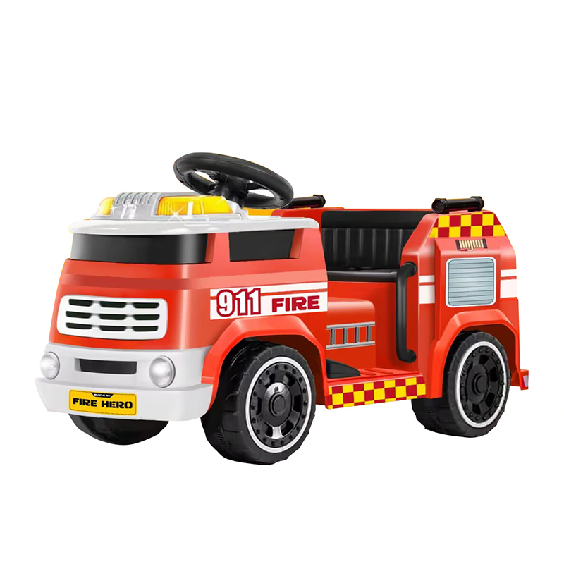 6V Electric Kids Fire Truck L911 Pro