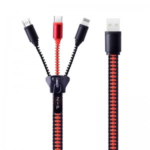 3 IN 1 Zipper Usb Cable-Model