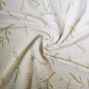 Material natural Colchón de bambú tecido elástico tecido jacquard