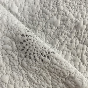 Kina madras stof spandex/polyester højkvalitets strikket stof T541