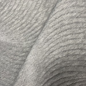 Kinesisk fabrik madras stof høj kvalitet grå strikket stof T546