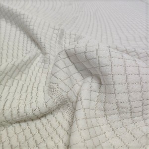 Best 100%Polyester Jacquard Fabric For Mattress Factories –  Home Textile 100%polyester 2022 new patterns geometric figure knitted fabric for mattress – Tianpu