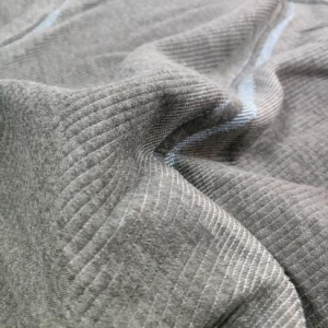 Бамбус јаглен / полиестер сиво предиво предиво душек плетена ткаенина OEM фабрика