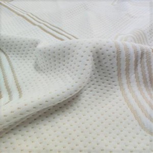Tissu pour matelas antistatique, nouveaux designs 2022, figure géométrique, coutil à fermeture éclair