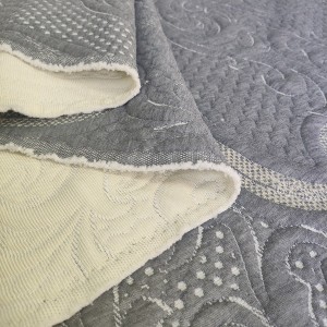 Bamboo charcoal/polyester mattress ticking fabric Manufacturer