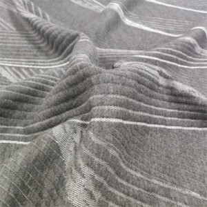 Matratzenschoner-Kissenbezugstoff aus gesponnenem Garn aus Bambuskohle/Polyester in Grau